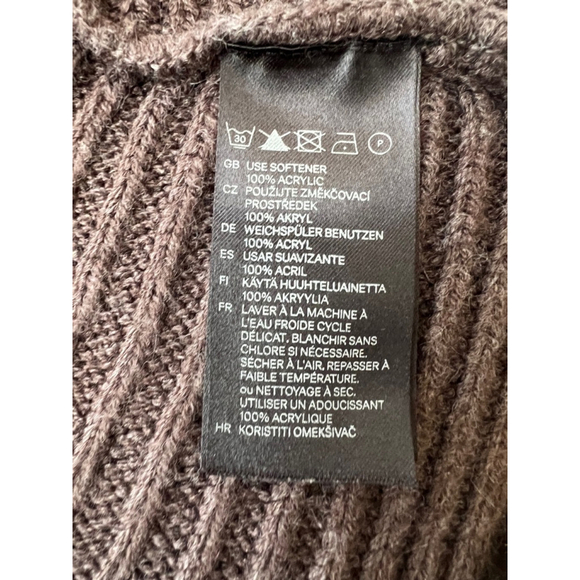 Women's H&M Brown Cardigan Sweater Size M - Picture 4 of 5